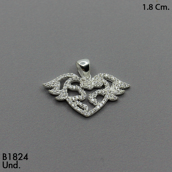 CDJ0106  DIJE  CORAZON  CON ALAS