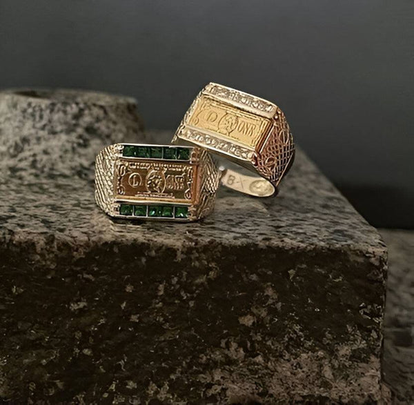 CAN1500 ANILLO HOMBRE DîLAR ORO PLATA TALLA 08