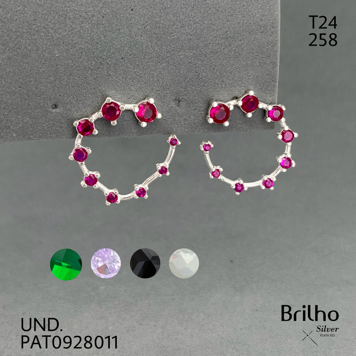 T24N258 ARETE ARO CON CIRCONES INTERCALADOS